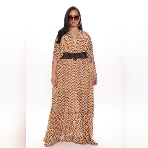 Pattern Maxi Dress